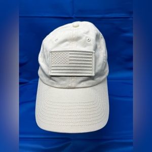 American Flag Embroidered Light Tan Cap American Needle Inc Est. 1918 Snapback